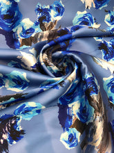 Poly Mikado/Zibelline digitally printed Fabric. 60&quot; Wide Mikado Fabric is a unique blend makes this fabric soft & Gives Structure to  Dress.