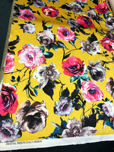 Poly Mikado/Zibelline digitally printed Fabric. 60&quot; Wide Mikado Fabric is a unique blend makes this fabric soft & Gives Structure to  Dress.