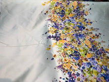 Poly Mikado/Zibelline digitally printed Fabric. 60&quot; Wide Mikado Fabric is a unique blend makes this fabric soft & Gives Structure to  Dress.