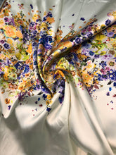 Poly Mikado/Zibelline digitally printed Fabric. 60&quot; Wide Mikado Fabric is a unique blend makes this fabric soft & Gives Structure to  Dress.