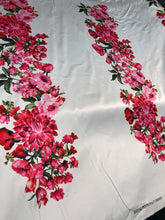 Poly Mikado/Zibelline digitally printed Fabric. 60&quot; Wide Mikado Fabric is a unique blend makes this fabric soft & Gives Structure to  Dress.