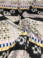 Poly Mikado/Zibelline digitally printed Fabric. 60&quot; Wide Mikado Fabric is a unique blend makes this fabric soft & Gives Structure to  Dress.