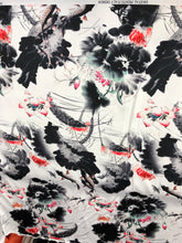 Poly Mikado/Zibelline digitally printed Fabric. 60&quot; Wide Mikado Fabric is a unique blend makes this fabric soft & Gives Structure to  Dress.