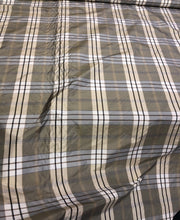 Silk taffeta 54&quot; wide    Beautiful greys combination       Fabric sold by the yard