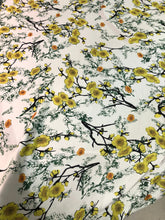 Satin charmeuse digital print 54&quot; wide     Beautiful floral soft silky fabric,     Fabric sold by the yard