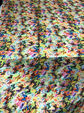 Satin charmeuse digital print 54&quot; wide        Beautiful butterfly design    Soft silky favric sold by the yard