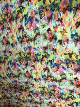 Satin charmeuse digital print 54&quot; wide        Beautiful butterfly design    Soft silky favric sold by the yard