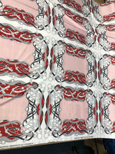 Satin charmeuse digital print 54&quot; wide      Beautiful dusty rose wine     Soft silky fabric sold by the yard