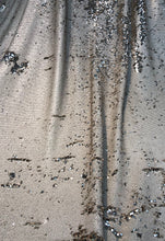 Sequence reversable gold with shinny silver mermaid sequence 54&quot; wide    Fabric sold by the yard