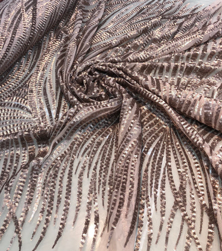 Desugn sequins 50" wide    Beautiful champagne color   Fabric sold by the yard