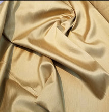 Poly gold shantung 108&quot; wide      Beautiful gold color   Fabric sold by the fabric