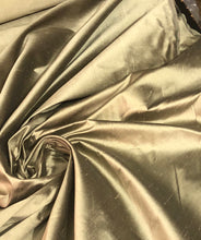 Silk shantung 54&quot; wide   Beautiful antique gold color silk shantung fabric sold by the yard