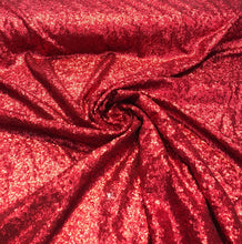 Solid sequins on mesh 52&quot; wide   Top of the line sequins Beautiful red color sequin fabric sold by the yard