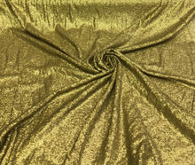 Solid sequins on mesh fabric 52&quot; wide   Top of the line quality   Beautiful green gold color sequins fabric sold by the yard