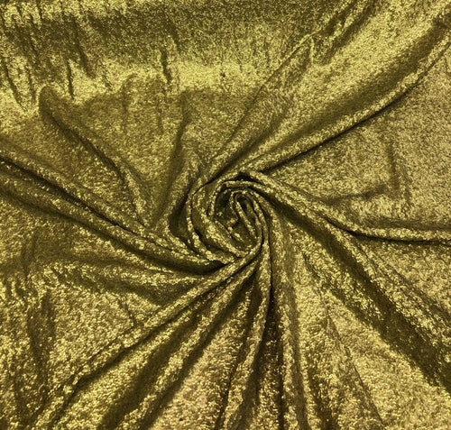 Solid sequins on mesh fabric 52" wide   Top of the line quality   Beautiful green gold color sequins fabric sold by the yard