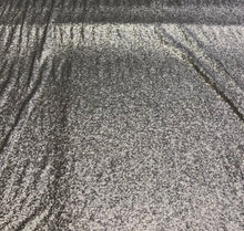 Solid sequins on mesh fabric 52&quot; wide   Top of the line quality  beautiful grey color sequins on mesh fabric sold by the yard
