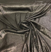 Black striped tiny sequins on mesh fabric 52&quot; wide     Sequin fabric sold by the yard
