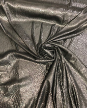 Black striped tiny sequins on mesh fabric 52&quot; wide     Sequin fabric sold by the yard