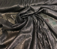 Black striped tiny sequins on mesh fabric 52&quot; wide     Sequin fabric sold by the yard