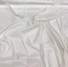 Ivory striped sequins on mesh fabric 52&quot; wide   Sequins fabric sold by the yard