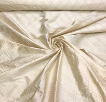Silk shantung pintuck 52&quot; wide    Beautiful ivory color silk shantung pintuck fabric sold by the yard
