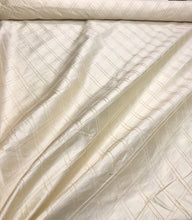 Silk shantung pintuck 52&quot; wide    Beautiful ivory color silk shantung pintuck fabric sold by the yard