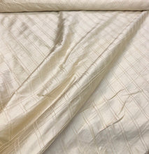 Silk shantung pintuck 52&quot; wide    Beautiful ivory color silk shantung pintuck fabric sold by the yard