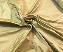 Gold silk taffeta 54&quot; wide   Beautiful iridescent gold color silk taffeta fabric sold by the yard