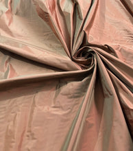 Silk taffeta fabric 54&quot; wide   Beautiful iridescent brick orange color silk taffeta fabric sold by the yard