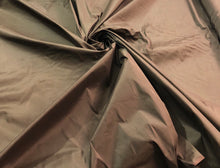 Brown silk shantung 54&quot; wide   Beautiful brown color silk shantung fabric sold by the yard