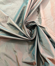 Silk taffeta 54&quot; wide    Beautiful dark steel gray with burnt orange iridescent color silk taffera fabric sold by the yard