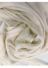 Silk chiffon 54&quot; wide   Champagne gold silk chiffon fabric sold by the yard