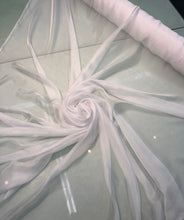 Silk chiffon 54&quot; wide    White silk french chiffon fabric sold by the yard