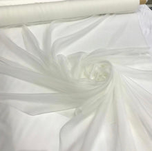 Silk chiffon 44&quot; wide    Ivory chiffon fabric sold by the yard