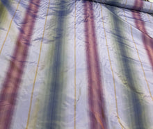 Silk taffeta 54&quot; wide    Beautiful purple ombre with green brown shade silk taffeta fabric sold by the yard