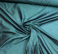 Silk shantung 54&quot; wide   Beautiful Dark forest black/green silk shantung fabric sold y the yard
