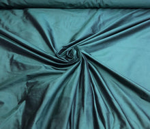 Silk shantung 54&quot; wide   Beautiful Dark forest black/green silk shantung fabric sold y the yard
