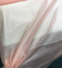 100% polyester organza 60&quot; wide   Beautiful peach color organza fabric sold by the yard