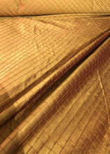 Silk dupion 52&quot; wide   Beautiful burnt orange diagonal pintick dupion fabric sold by the yard