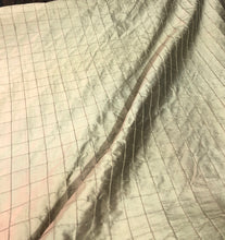 Silk dupion 52&quot; wide   Beautiful tan gold color square pintuck dupion fabric sold by the yard