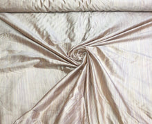 Silk shantung 54&quot; wide    Beautiful bridal pink pintripe silk shantung fabric sold by the yard