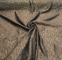 Polyester brocade fabric 60&quot; wide    Beautiful copper color polyester brocade fabric sold  by the yard