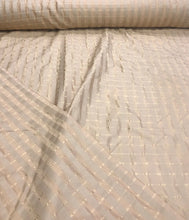 Poly damask fabric plaids design 54&quot; wide    Beautiful gold plaids design damask fabric sold by the yard