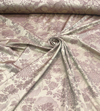 Reversible damask fabric 54&quot; wide  beautiful gold wine combination color poly damask jaquard fabric sold by the yard