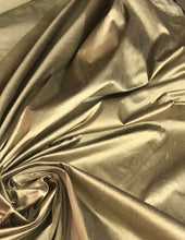 Silk shantung 54&quot; wide   Beautiful antique gold color silk shantung fabric sold by the yard