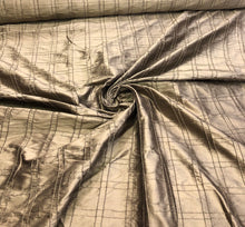 Silk shantung pintuck 52&quot; wide   Beautiful bronze color silk shantung fabric sold by the yard
