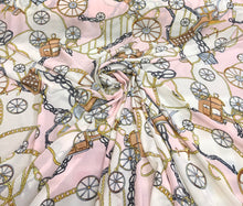 Soft cdc digital print 60&quot; wide   Beautiful soft pink white cdc digital print fabric sold by the yard