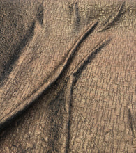 Polyester brocade fabric 60&quot; wide    Beautiful copper color polyester brocade fabric sold  by the yard