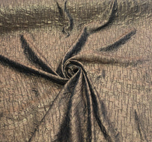 Polyester brocade fabric 60&quot; wide    Beautiful copper color polyester brocade fabric sold  by the yard