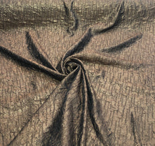 Polyester brocade fabric 60&quot; wide    Beautiful copper color polyester brocade fabric sold  by the yard